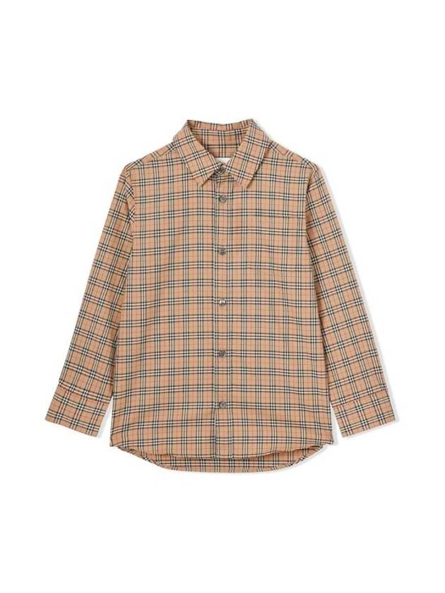 Kids Shirt 8042957 126579 A7028 ARCHIVE BEIGE IP CHK - BURBERRY - BALAAN 1