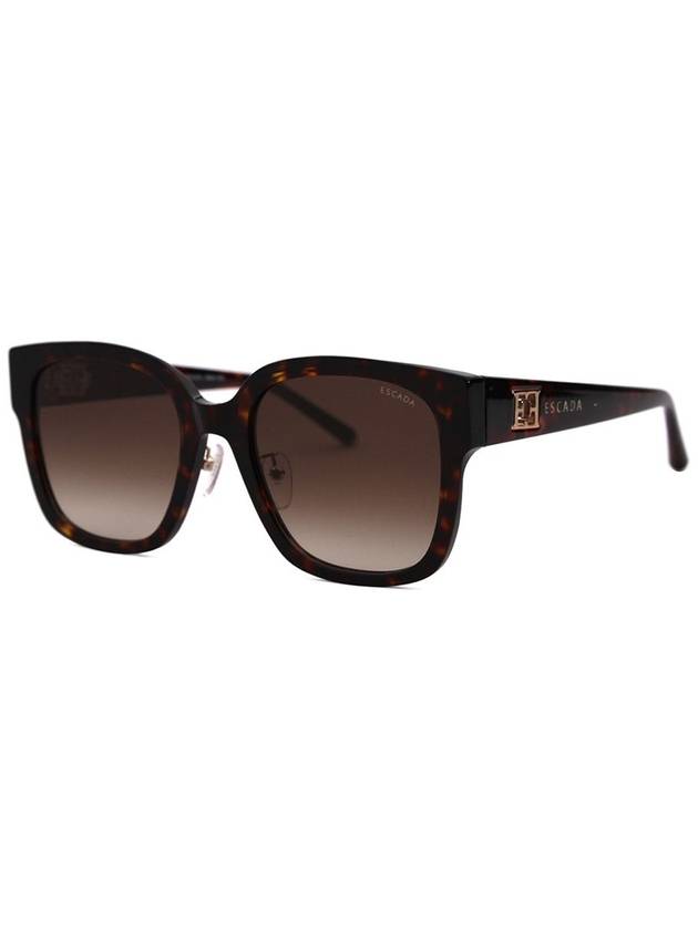 Escada SES D07G 0743 Officially imported square horn rimmed oversized women s luxury sunglasses - ESCADA - BALAAN 1