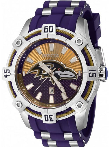 Invicta NFL Baltimore Ravens Quartz Blue Dial Men's Watch 42067 - INVICTA - BALAAN 1