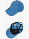 Leather Face Patch Ball Cap Blue - ACNE STUDIOS - BALAAN 4