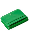 Dot compact keyring business card holder card holder green - LE MASQUE - BALAAN 6