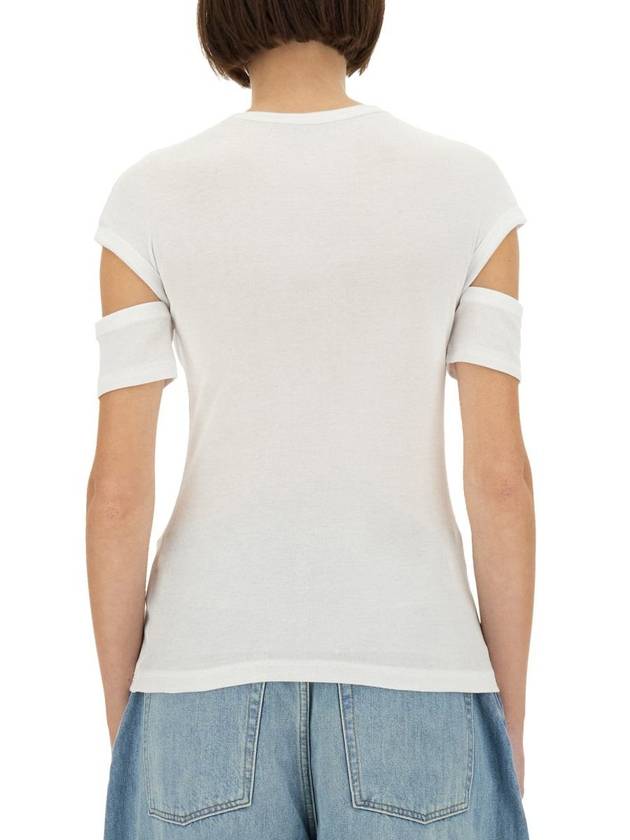 Helmut Lang "Slashed Shrunken" T-Shirt - HELMUT LANG - BALAAN 3