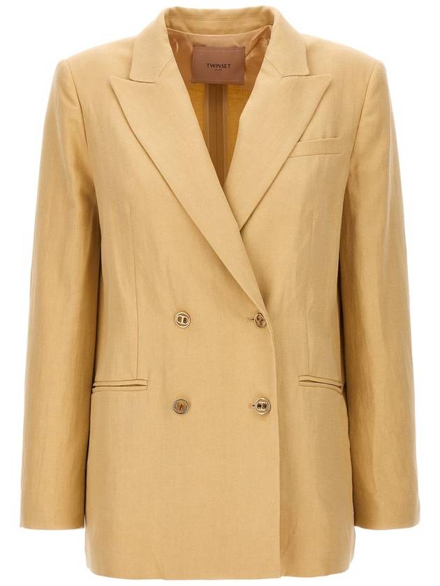 Twinset Double-Breasted Blazer - TWINSET - BALAAN 1