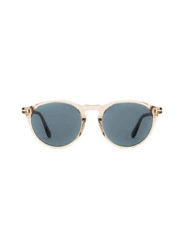 Eyewear Gradient Round Sunglasses Beige - TOM FORD - BALAAN 1