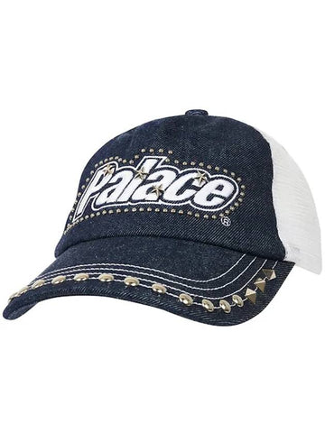 studded denim trucker ball cap indigo - PALACE - BALAAN 1