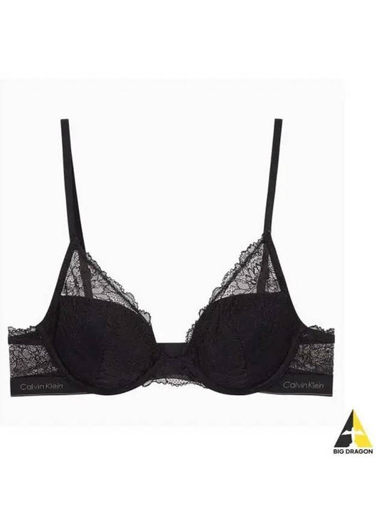 UNDERWEAR Women s Modern Cotton Lace AF Plunge Bra QF7978ADUB1 - CALVIN KLEIN - BALAAN 1