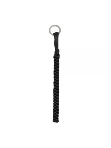 Intrecciato Rope Long Key Holder Black - BOTTEGA VENETA - BALAAN 1