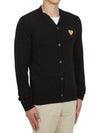 Play Gold Waffen Cardigan Black - COMME DES GARCONS - BALAAN 4