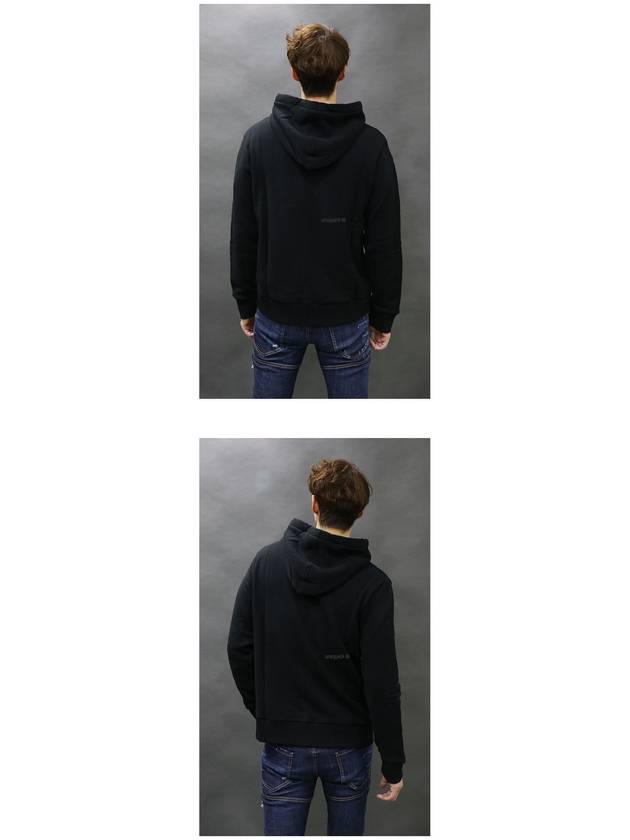 Vintage Logo Cotton Hoodie Black - GUCCI - BALAAN 5