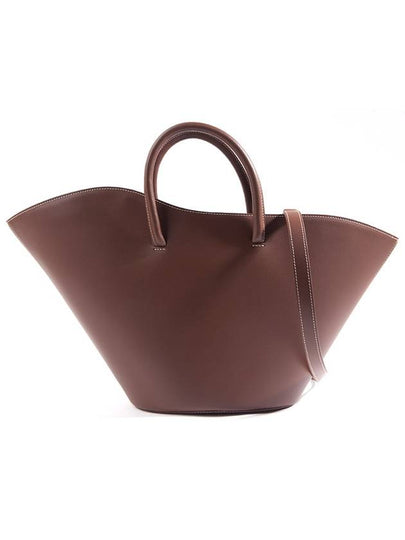 Women's Open Tulip Medium Tote Bag Chocolate - LITTLE LIFFNER - BALAAN 2