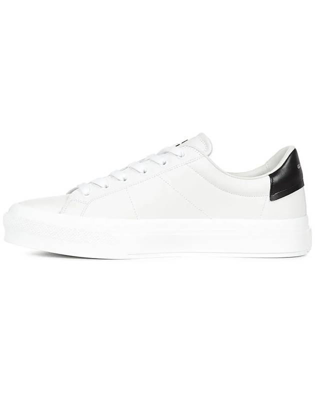 City Sport Leather Low Top Sneakers White - GIVENCHY - BALAAN 4