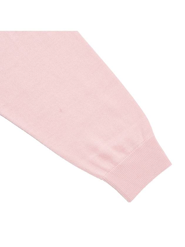Boke Flower Logo Wool Knit Top Pink - KENZO - BALAAN 6