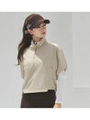 Women s puff sleeve short windbreaker DE3WWB561BG - DUVIK - BALAAN 6