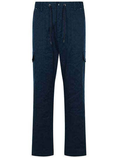 Gabardine Track Pants Royal Blue - MONCLER - BALAAN 2