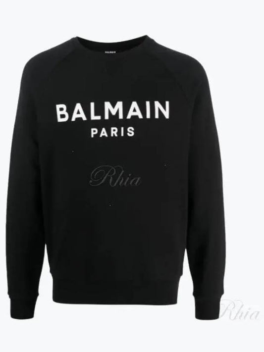 Logo Printing Sweatshirt Black - BALMAIN - BALAAN 2