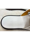 Izmir Leather Slippers Blanc - HERMES - BALAAN 6