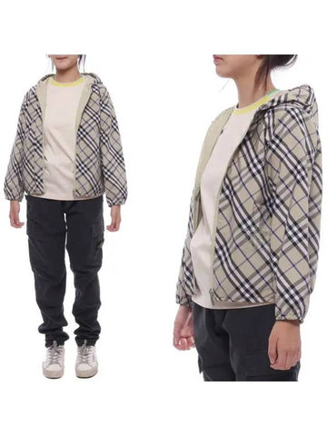 Reversible Check Jacket 8088510 LICHEN 24F 1216279 - BURBERRY - BALAAN 1