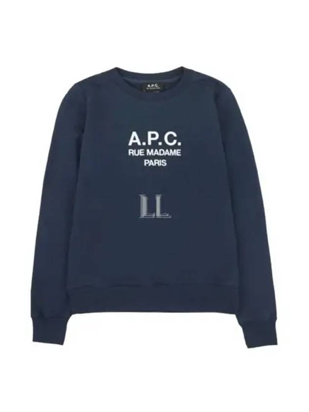 Women's TINa Sweatshirt Navy - A.P.C. - BALAAN 2