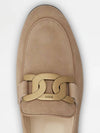 Women's Kate Suede Loafers Beige - TOD'S - BALAAN 5