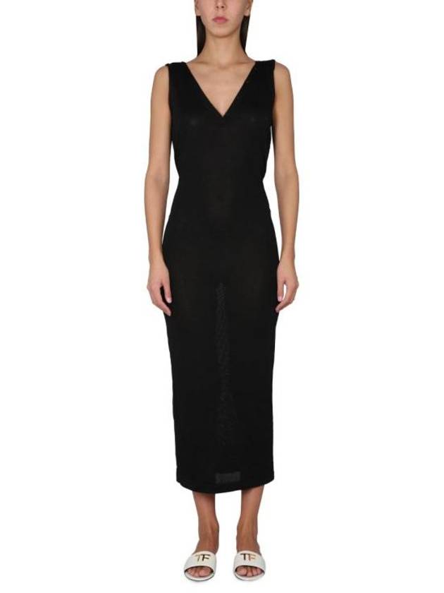 Midi One Piece ACK351 YAX505LB999 BLACK - TOM FORD - BALAAN 1