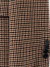 Houndstooth Oversized Mac Single Coat Beige - NOIRER FOR WOMEN - BALAAN 7