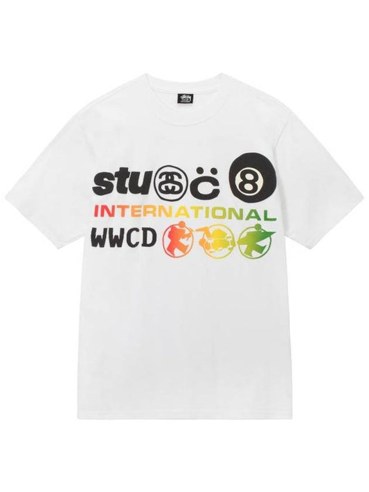 International Short Sleeve T-Shirt White - STUSSY - BALAAN 2