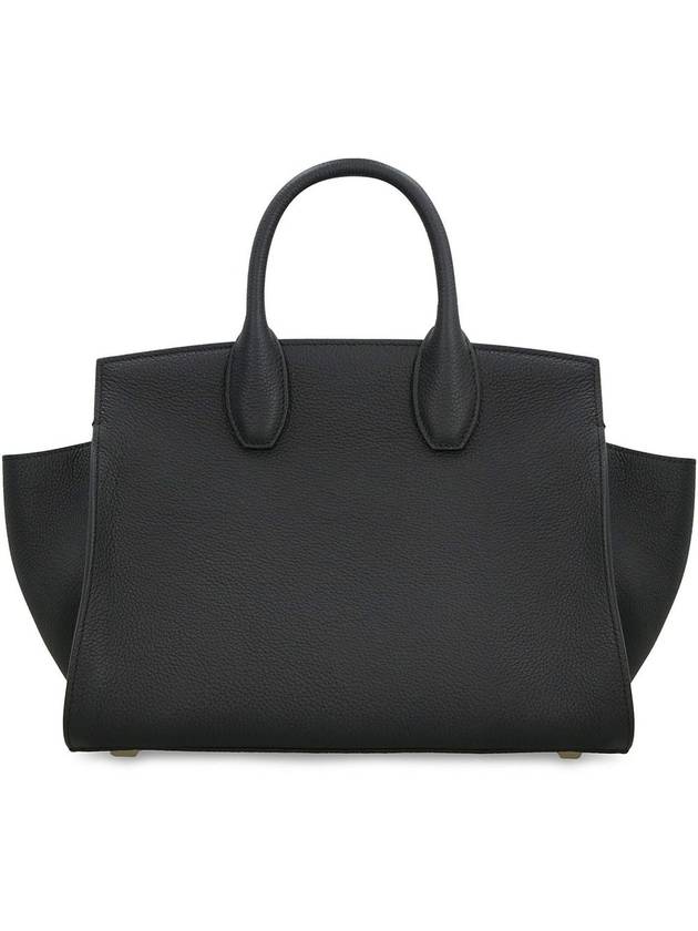 Studio Soft Top Handle Tote Bag Black - SALVATORE FERRAGAMO - BALAAN 5