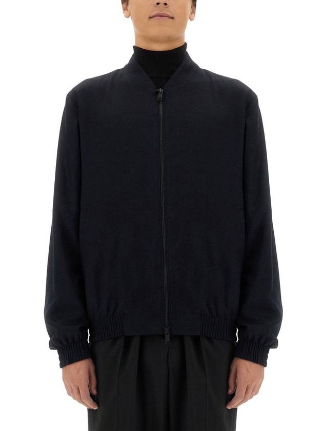 Zegna Wool Bomber. - ERMENEGILDO ZEGNA - BALAAN 1