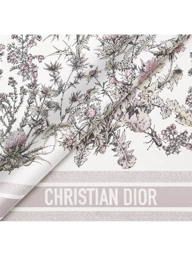 Chardon 90 Square Silk Muffler Powder Pink - DIOR - BALAAN 2