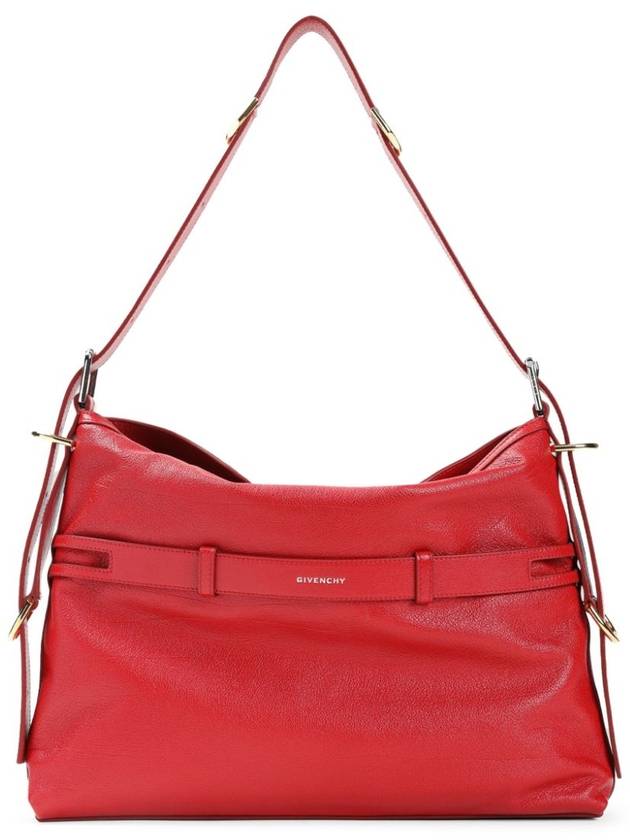 Boilu Multi Buckle Medium Shoulder Bag Red - GIVENCHY - BALAAN 3