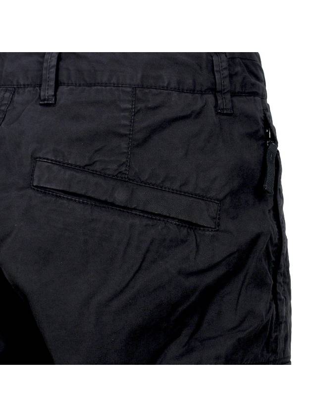 Supima Cotton Twill Stretch TC Straight Pants Black - STONE ISLAND - BALAAN 10