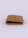 Matelasse Nappa Leather Card Wallet Brown - MIU MIU - BALAAN 5