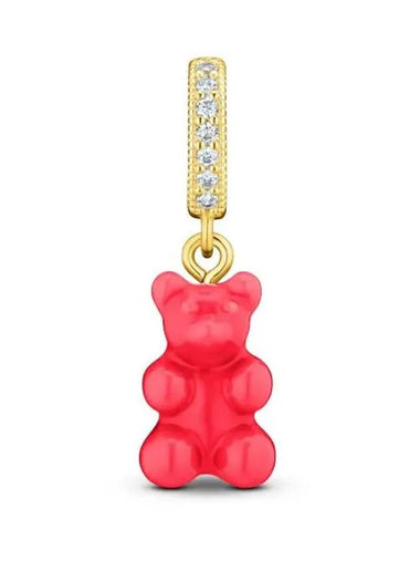 Nostalgia Bear Pendant Fave Cosmopolitan Women s Charm - CRYSTAL HAZE - BALAAN 1