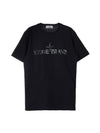 Kids Logo Print Cotton T Shirt 781621073 V0029 14 - STONE ISLAND - BALAAN 1