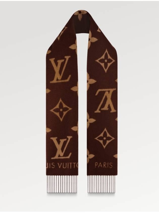 Reykjavik Scarf Dark Brown - LOUIS VUITTON - BALAAN 3