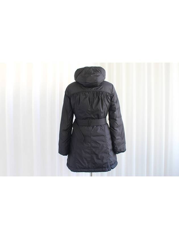 Brit Women s Hooded Long Padded Jumper Black Size - BURBERRY - BALAAN 2