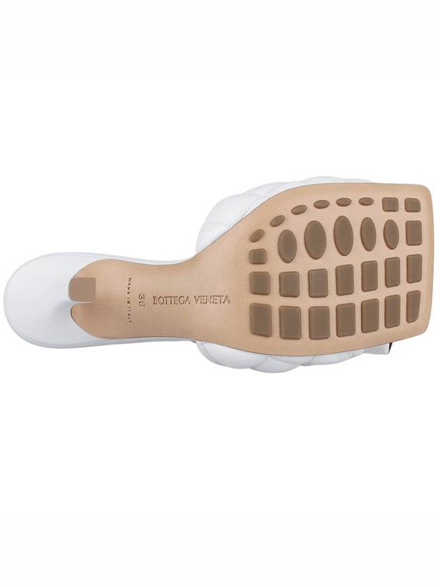 Quilted Sandals Heel White - BOTTEGA VENETA - 10