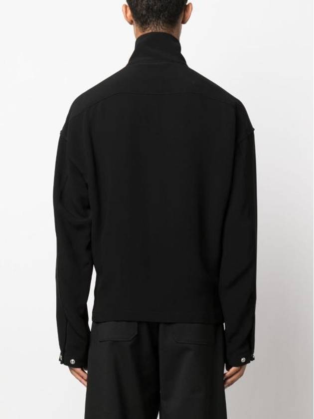 Stand Collar Zip-Up Jacket Black - ALEXANDER MCQUEEN - BALAAN 3