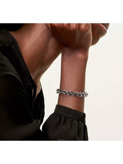 Tiffany Forge medium link bracelet black sterling silver - TIFFANY & CO. - BALAAN 2