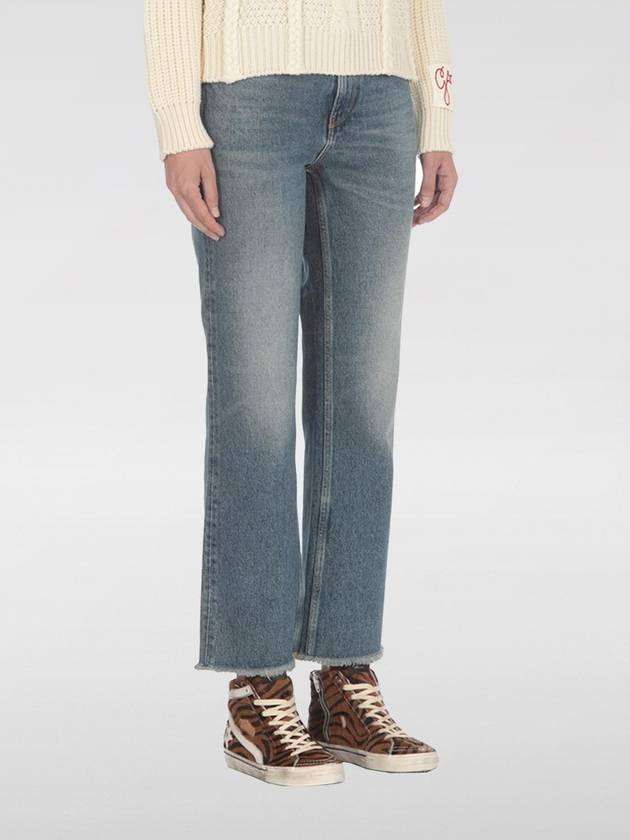 Crop Flared Jeans Blue - GOLDEN GOOSE - BALAAN 2