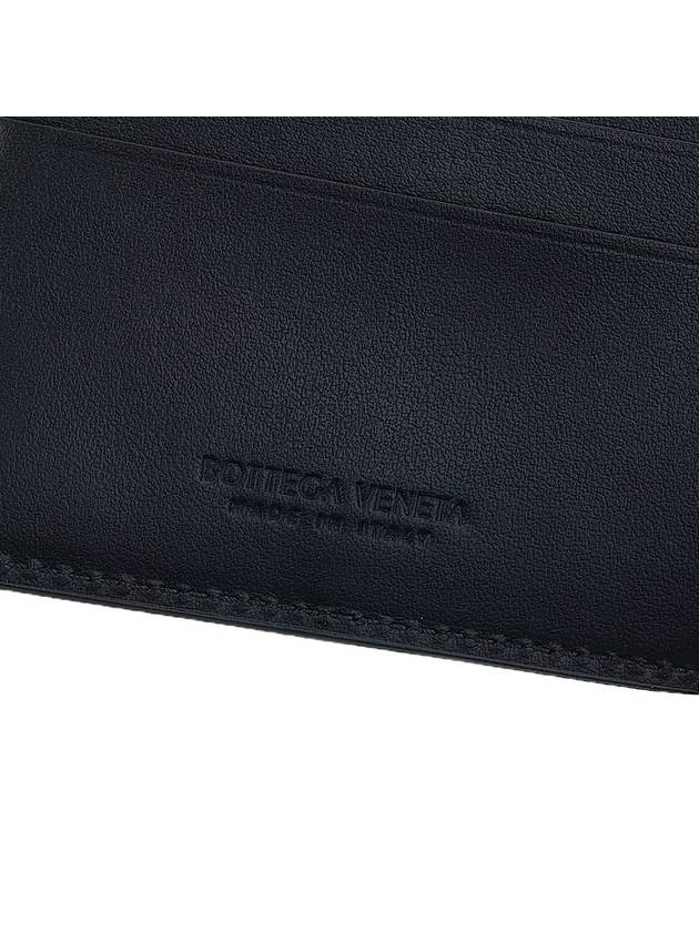 Intrecciato Half Wallet Black - BOTTEGA VENETA - BALAAN 9