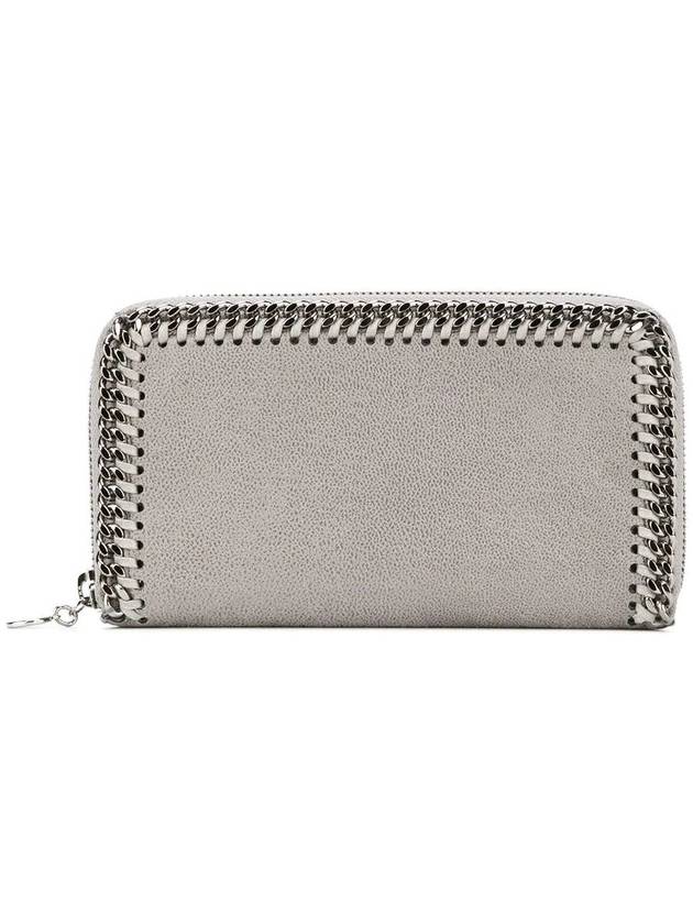 Round Zipper Long Wallet Grey - STELLA MCCARTNEY - BALAAN 2