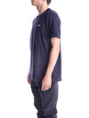 Men's Small Logo Sports Breathable Short Sleeve T-Shirt Navy - LACOSTE - BALAAN 2