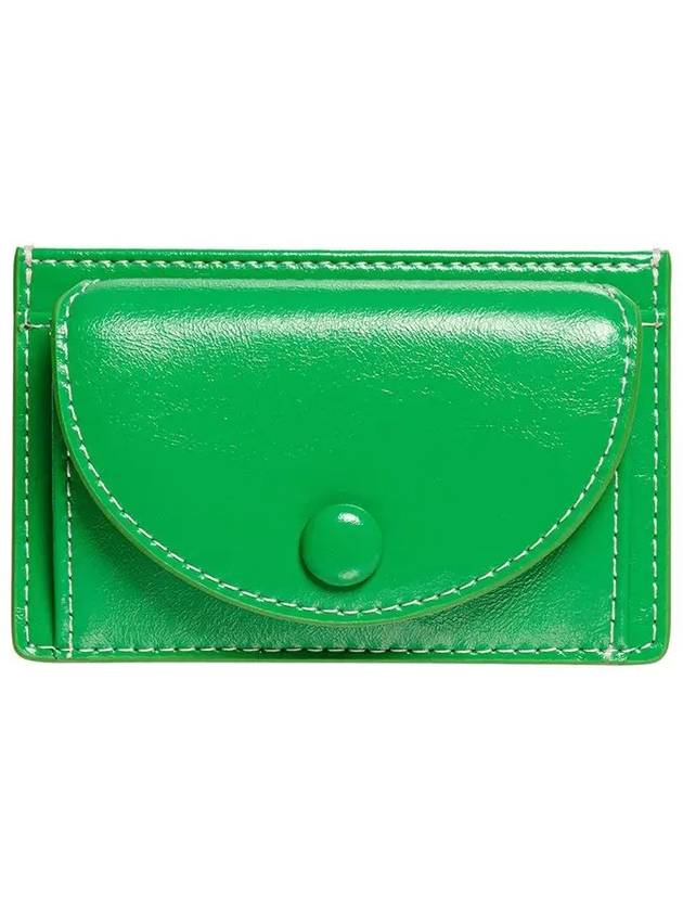 Slim Pocket Mini Coin Transportation Card Wallet Green - LE MASQUE - BALAAN 3