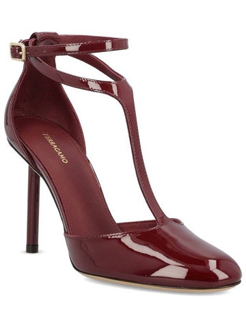 Salvatore Ferragamo With Heel Red - SALVATORE FERRAGAMO - BALAAN 1