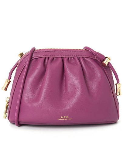 Ninon Small Drawstring Cross Bag Purple - A.P.C. - BALAAN 2