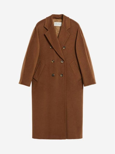 Madame Icon Cashmere Double Coat Tobacco - MAX MARA - BALAAN 1