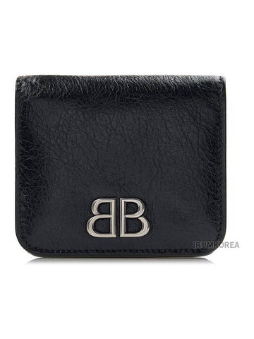 Women s BB Logo Card Wallet 765459 2AAYP 1000 - BALENCIAGA - BALAAN 1