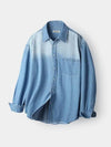 Biowashing Snap Denim Shirt Medium Blue - INDUST - BALAAN 6