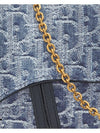 Saddle Chain Pouch Bag Blue - DIOR - BALAAN 6